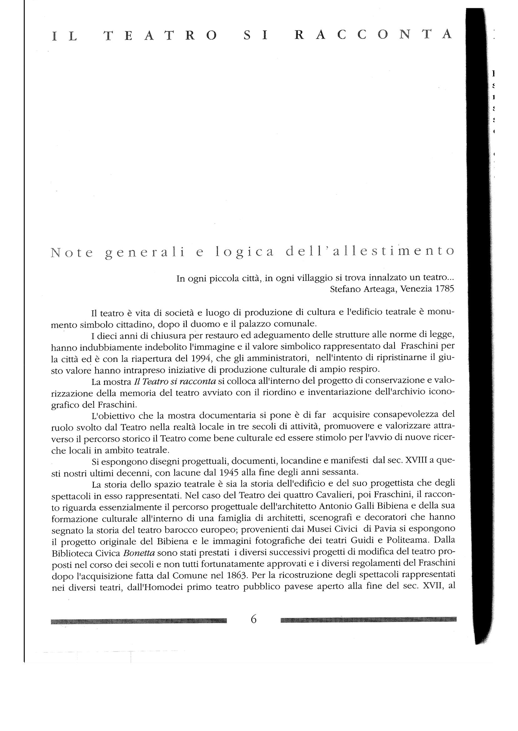 seconda pagina della quarta pubblicazioni